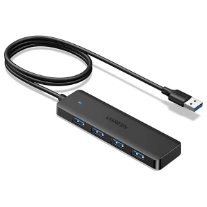 Ugreen hub 4в1 usb 3.0 на 4*usb 3.0 1м cm219, черный