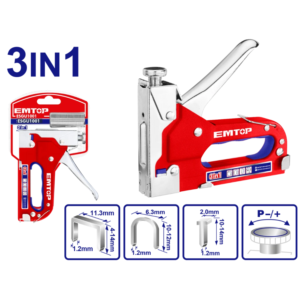 Capsator 3 in 1 cu capse 10-12mm 10-14mm 4-14mm emtop 2