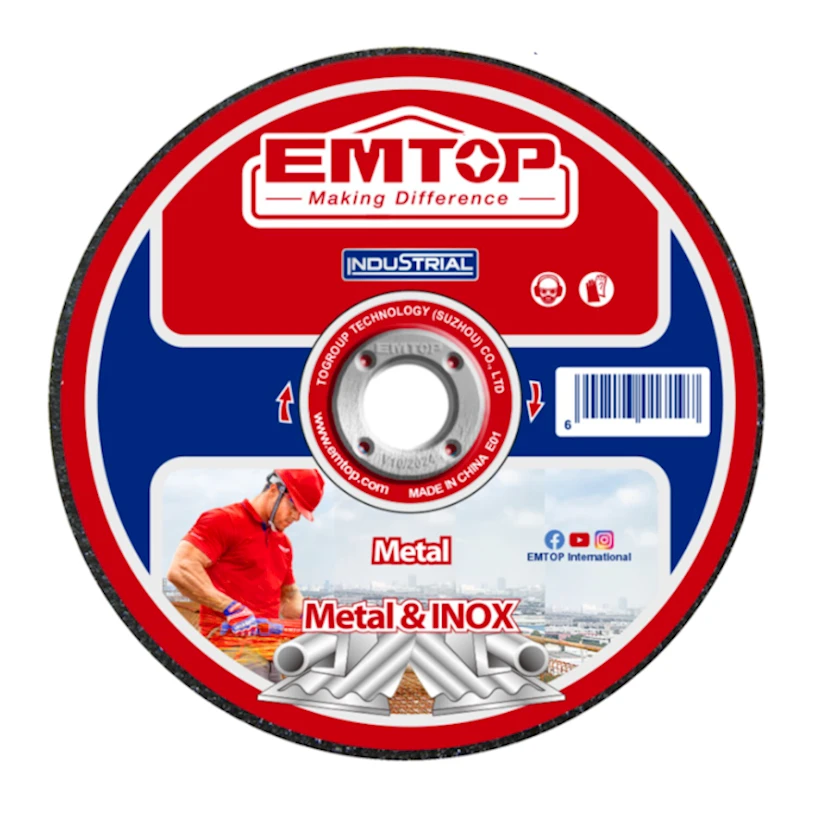 Disc  pentru metal/inox 125*1.0*22.2 mm emtop 2
