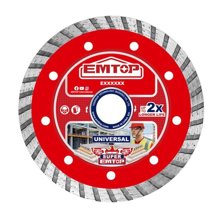 Disc turbo diamant 125 mm emtop 2