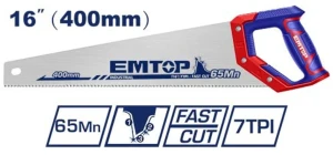 Fierestrau de mana p/u lemn 400mm emtop