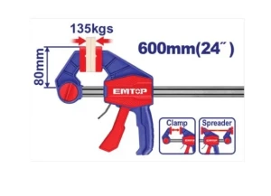 Menghina de tamplarie 600mm reglare rapida emtop