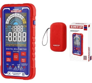 Multimetru cu ecran digital  cat.3 750v emtop
