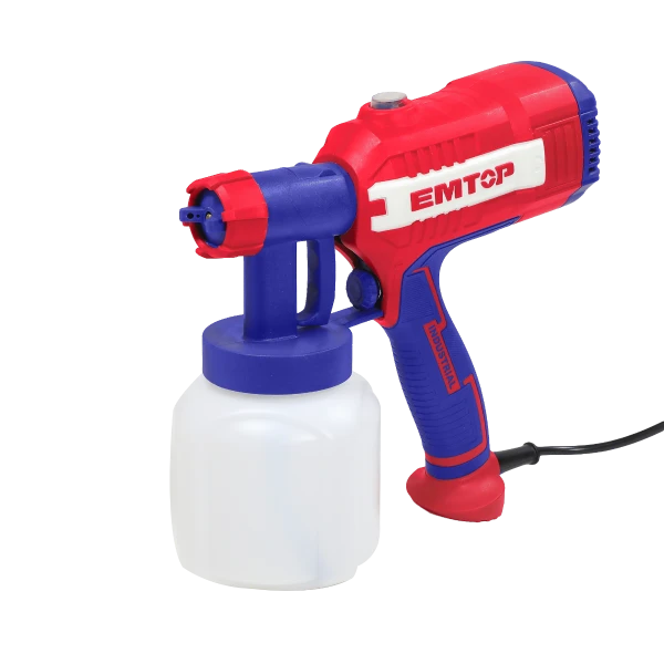 Pistol de vopsit electric 450w 220v 2.5mm 380l/min emtop 2