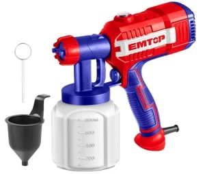 Pistol de vopsit electric 450w 220v 2.5mm 380l/min emtop