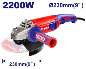 Polizor unghiular 2200w 220v 230mm emtop