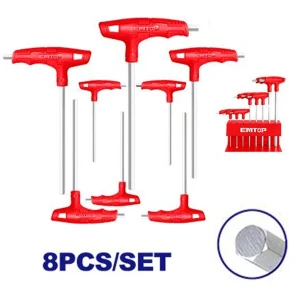 Set chei hex. cu maner 8 buc 2.0-10mm emtop