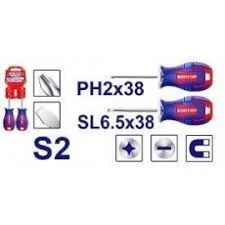 Set surubelnite 2 buc sl6.5 ph2 38mm magnet emtop