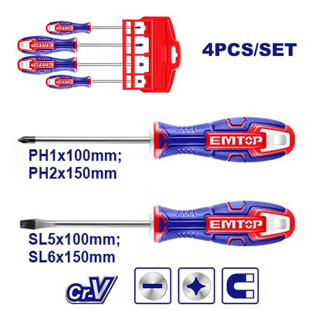 Set surubelnite cu varf magnetic 4 buc sl ph emtop 2