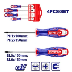 Set surubelnite cu varf magnetic 4 buc sl ph emtop