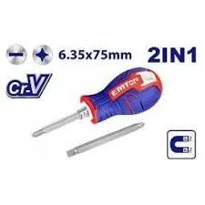 Surubelnita 2 in 1 sl6 ph2 75mm magnet emtop