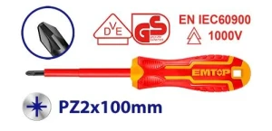 Surubelnita izolata pz2 100mm emtop
