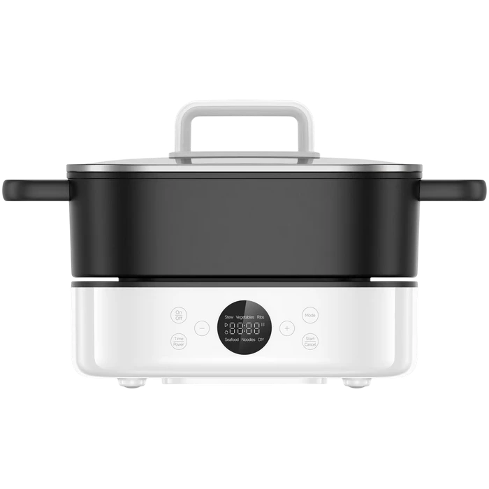Мультиварка xiaomi hot pot, черный | белый 3