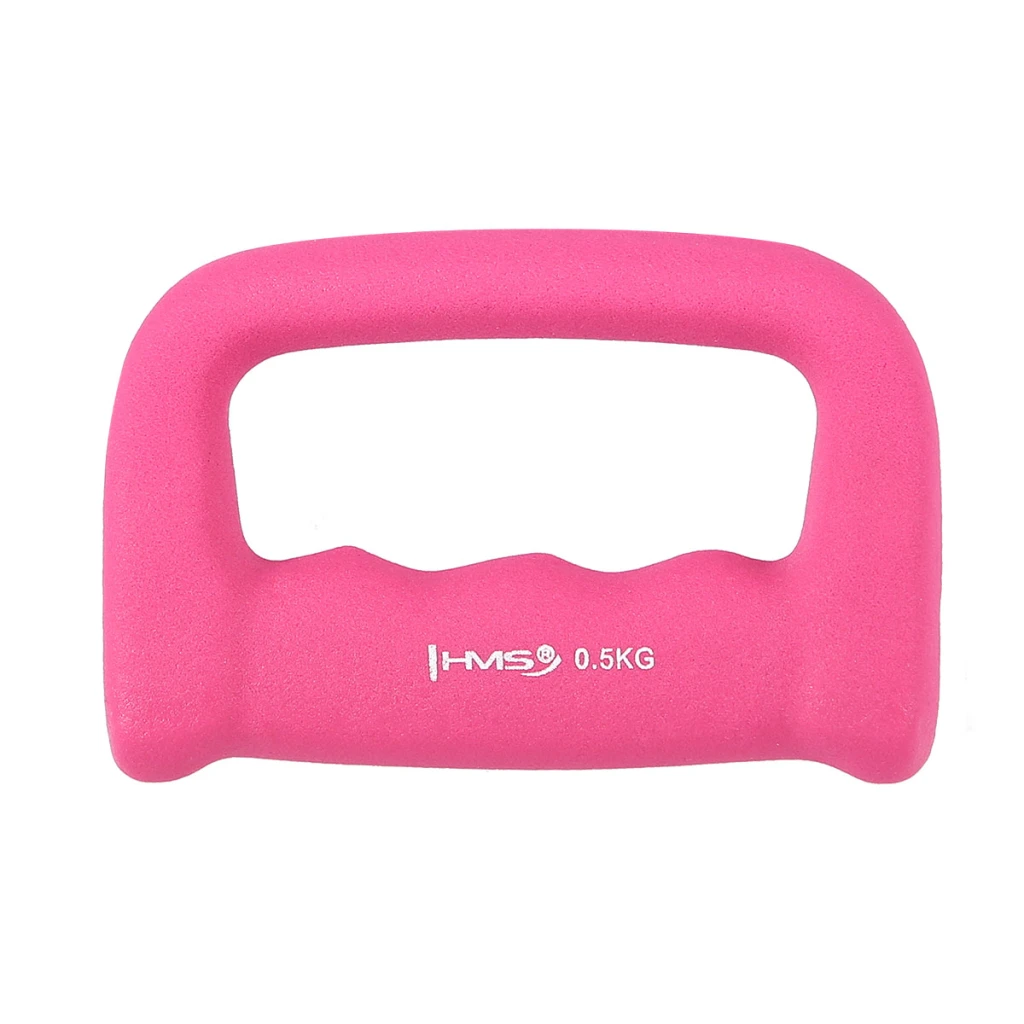 Анатомическая гантели 0.5 kg pink neoprene ck05 hms 2