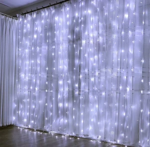 Ghirlanda-ploita, 300 lampi, lumina rece, usb, 3х3 m, fs01 Thumbnail 2