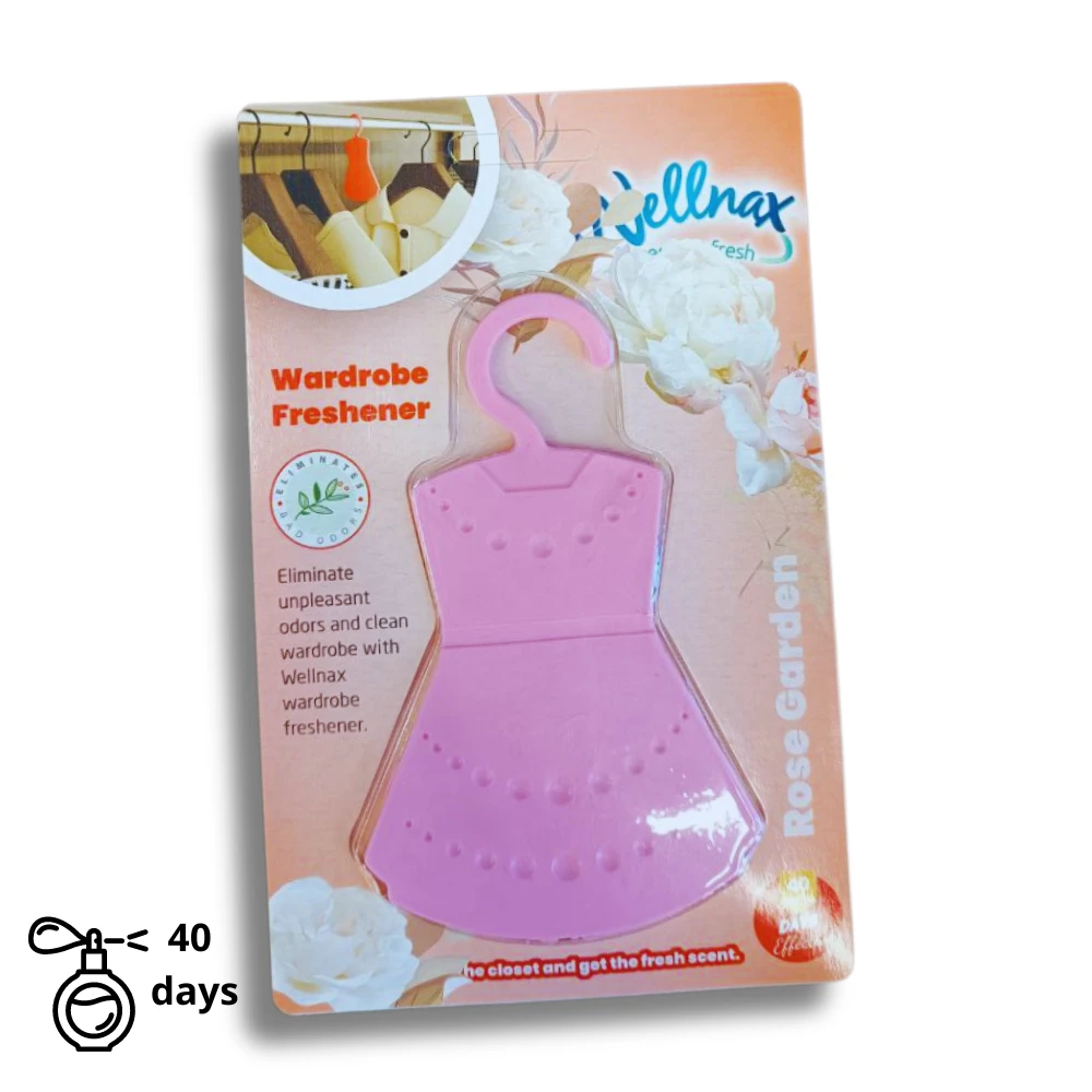 Odorizant-dulapuri wellnax, dushler bahcesi rose, 20 g 2