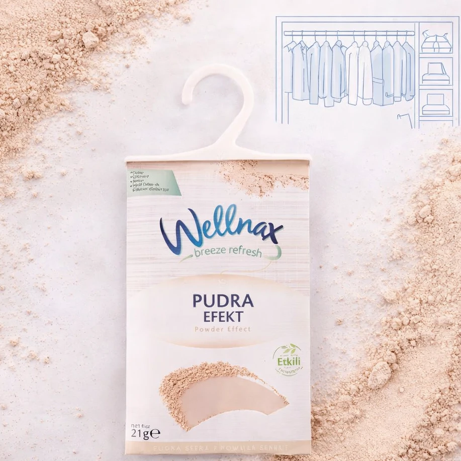 Освежитель-саше wellnax, pudra, 21 г 2