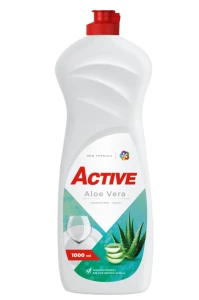 Средство для мытья посуды active, aloe vera, 1000 мл