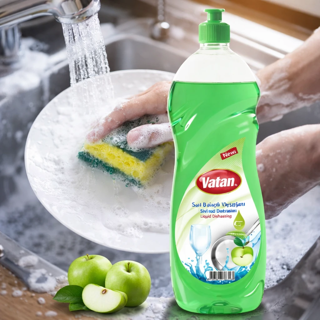 Solutie pentru vesela vatan, apple, 750 ml, m.16 2