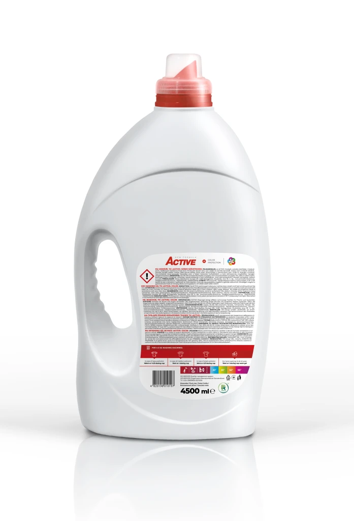 Гель для стирки active, color, 4,5 л 2
