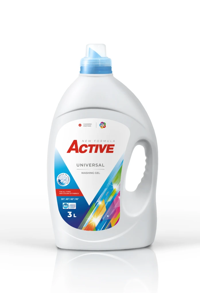 Гель для стирки active, universal, 3 л 2