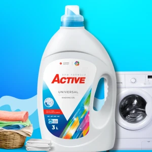 Гель для стирки active, universal, 3 л Thumbnail 2