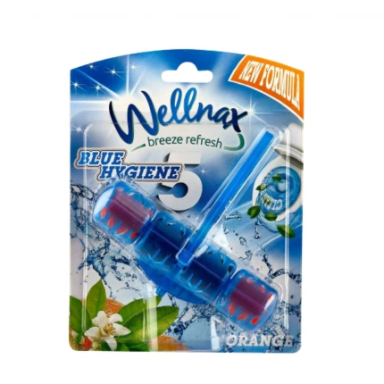 Odorizant-bloc wellnax, wc, blue hygiene 5, orange, 50 gr 2