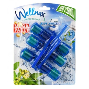 Odorizant-bloc wellnax, wc, blue water, eucalips, set 3 buc, 3x50 gr Thumbnail 2