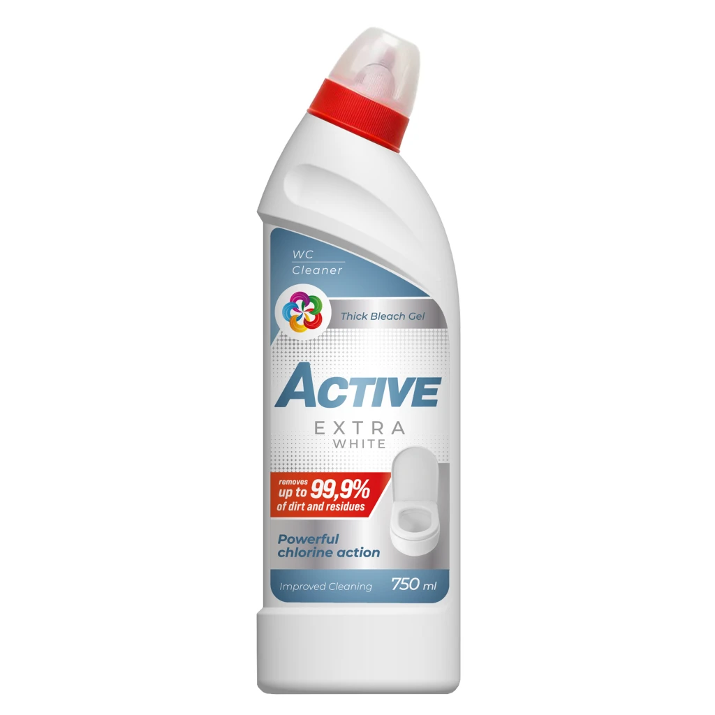 Средство для унитаза active, extra white, 750 мл 2