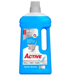 Solutie de curatat podele si pereti active, marine breeze, 1 l Thumbnail 1