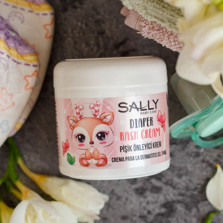 Crema pentru copii sally, impotriva iritatiilor de scutec, 150 ml 2