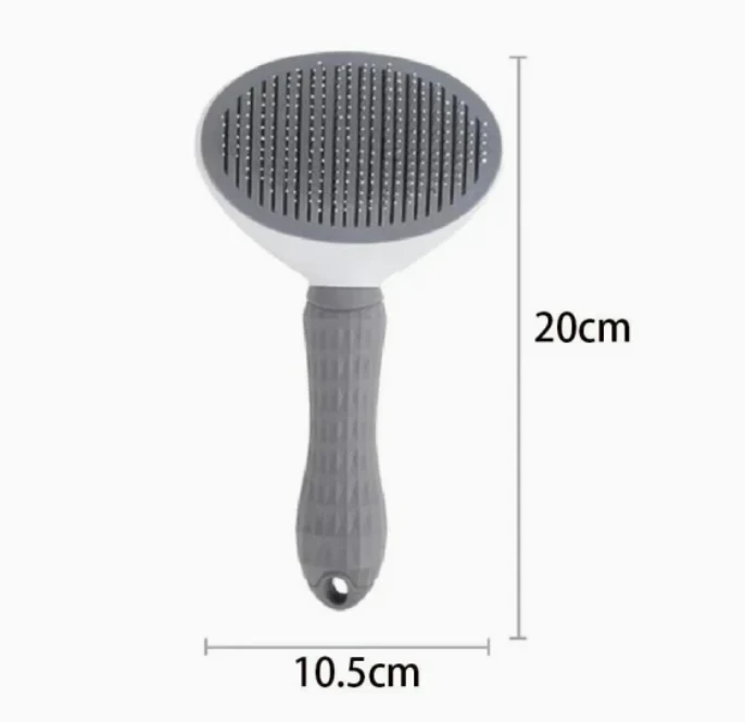 Perie pentru animale, cu buton, clean 3