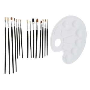 Set pensule, cu paleta, 16 buc Thumbnail 2