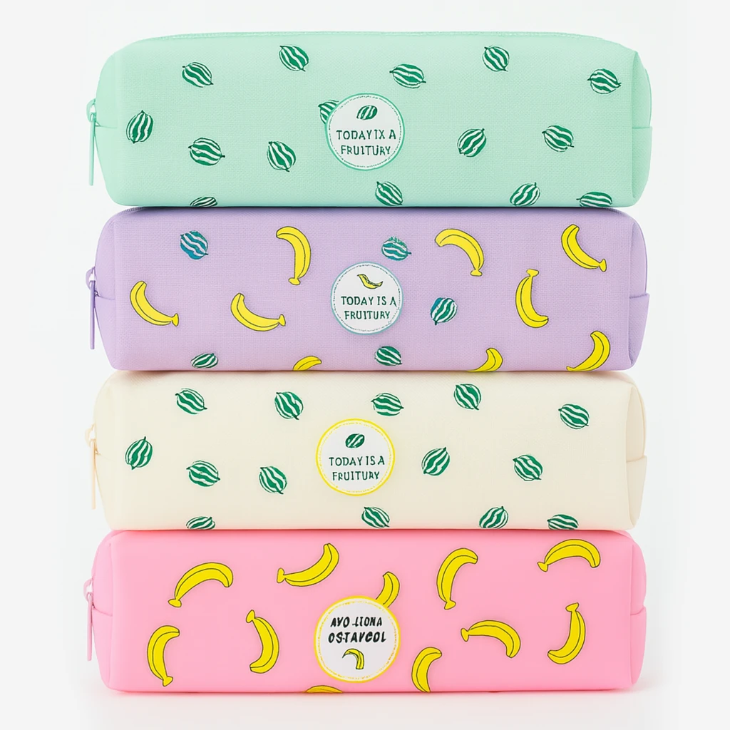 Penar scolar, jelly glue-fruit, 6,5x20x4 cm 2