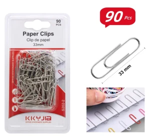 Agrafa de birou kkyjia, 33 mm, 90 buc