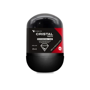 Дезодорант-антиперспирант cristal men, шариковый 2 в 1, 50 мл