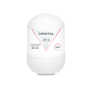 Дезодорант-антиперспирант cristal women, шариковый 2 в 1, 50 мл