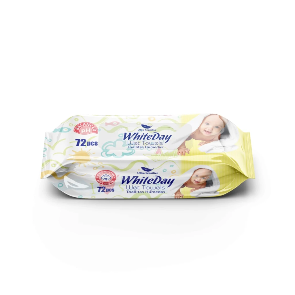 Салфетки влажные white day, eco, 72 шт 3