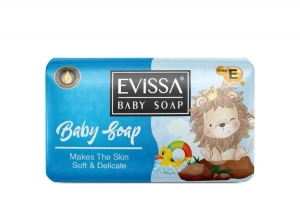 Sapun de toaleta pentru copii evissa, beauty soap, baby blue, 90 g