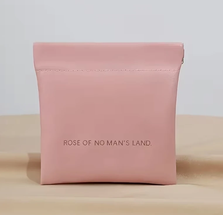 Geanta cosmetica cu magnet, roz, 12x12 cm 2