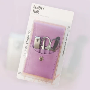 Set de manichiura mixueer, violet, 4 buc, gm-85284 Thumbnail 2