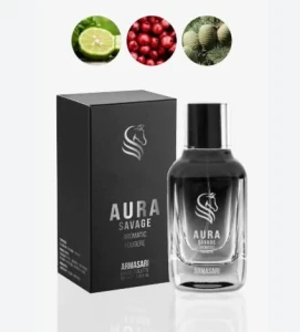 Apa de parfum armasari, aura savage, 100 ml, for men Thumbnail 2