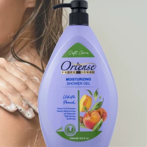 Gel de dus oriense, white peach, 1000 ml Thumbnail 2