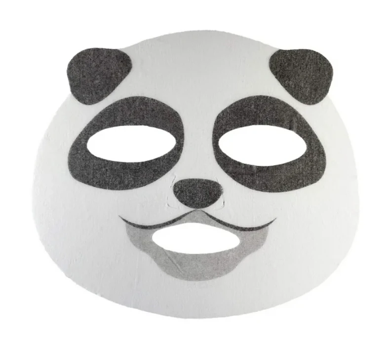 Masca pentru fata, panda, din tesatura, intarire, ha3041 3