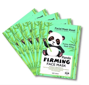 Masca pentru fata, panda, din tesatura, intarire, ha3041 Thumbnail 1