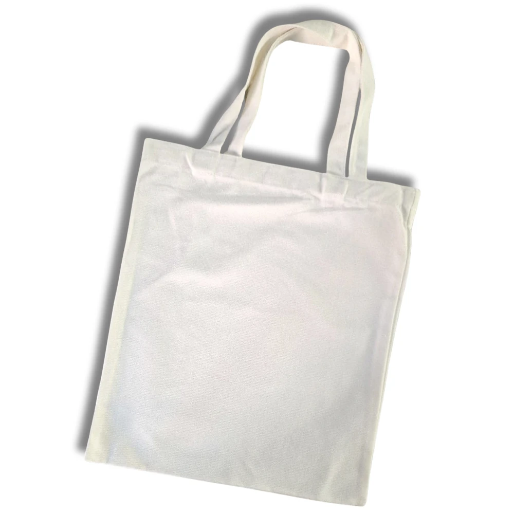 Сумка тканевая, белая, shop, logo, 35x42 см 2