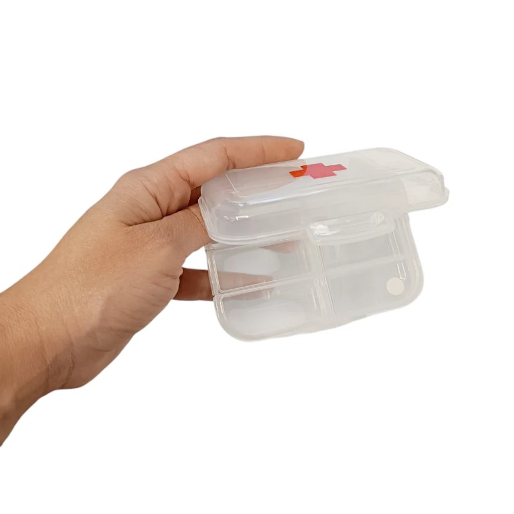 Organizator pentru pastile magus, 8 compartimente, 7.5 x 10.5 cm 3