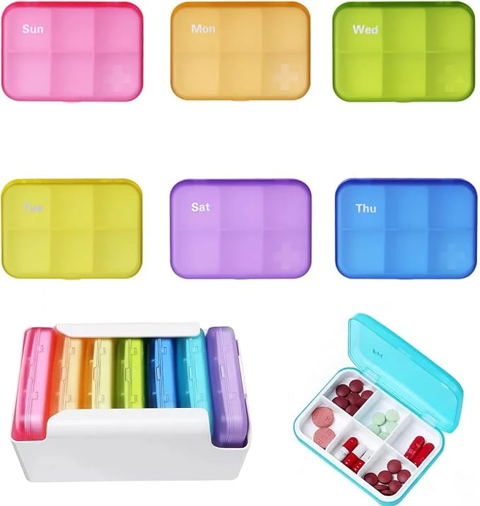 Organizator pastile, 6 sect, 6х8,5cm 4