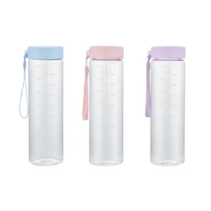 Sticla pentru apa, cu gat larg si curea, 600 ml