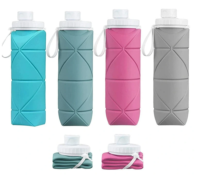 Sticla din silicon pliabila, 600 ml 4